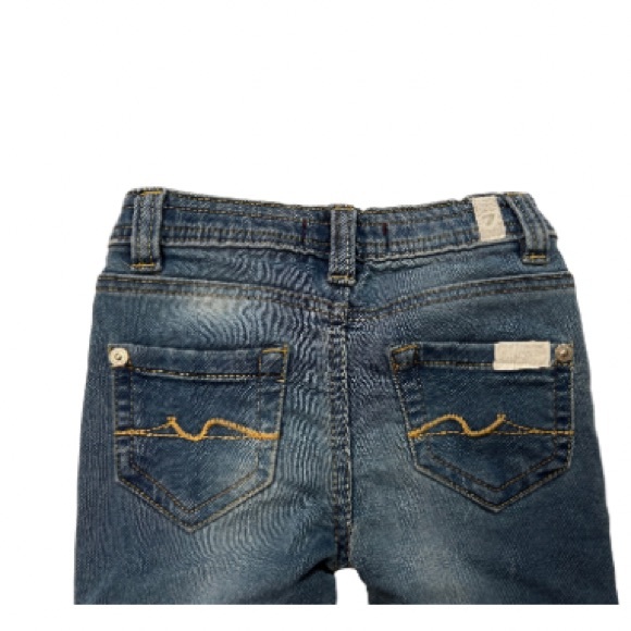 7 For All Mankind Toddler Jeans, Size 18 Months, Blue B58 - Picture 2 of 6